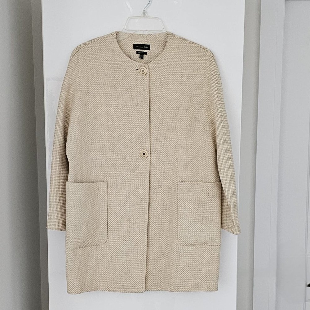 Massimo Dutti Linen Coat- Gorgeous! - Picture 2 of 16